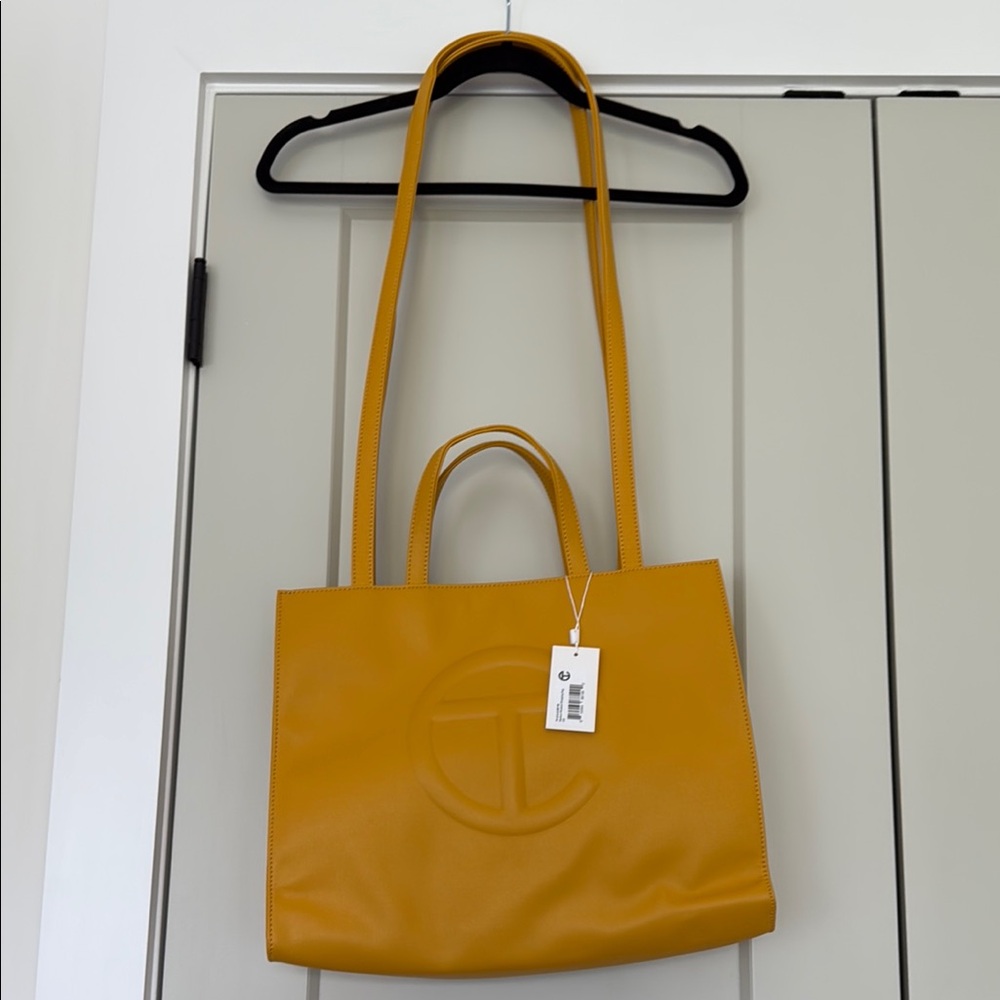 Telfar Yellow Shopping Bag